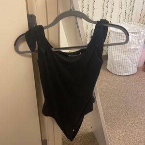 black bodysuit